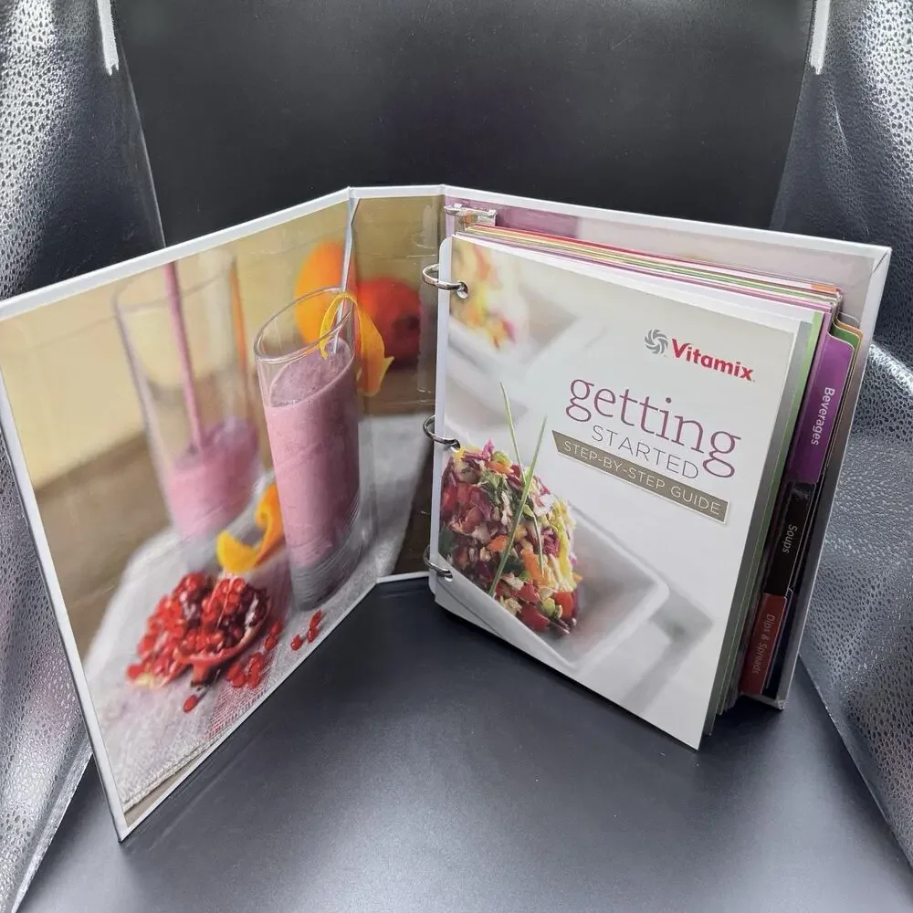 Vitamix Blender Whole Food Recipes 3 Ring Binder Cookbook